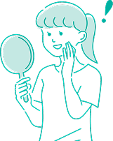 すぐに確実に白さを実感したい方のイラストイメージ